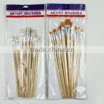 Wholesale artist painting brushes set,manufacturer of painting brushes