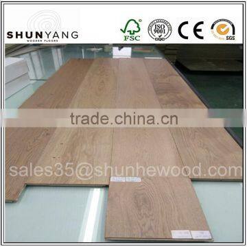 French European Smoked Oak Engineered Wood Flooring