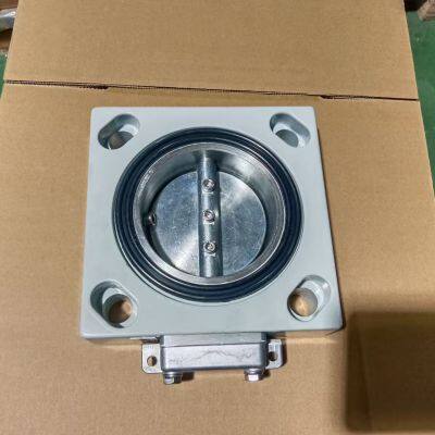 Vacuum tight radiator butterfly valve for power transfromer