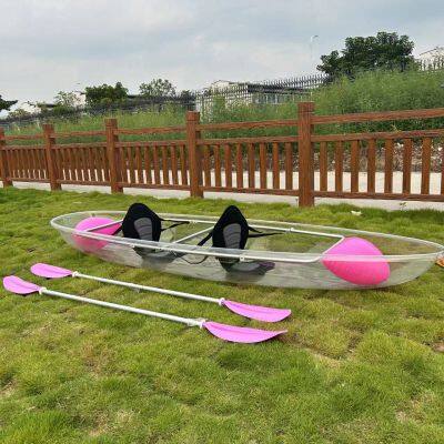 HDPE High Quality Transparent Kayaks With Different Capacity for Tourism, Water Leisure Kayak Single, Double and Single Use photo-2
