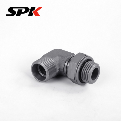 Eaton Yonghua Standard 24° Cone Carbon Steel Ferrule Transition Fitting, 90-Degree Right-Angle Adjustable Direction Fitting, In-Stock (Model: 1CG9)
