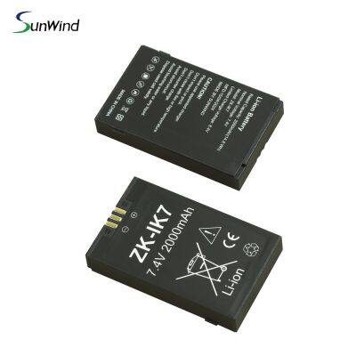 7.4V 2000mah Replacement Battery for ZKTeco ZK-IK7 SWLPB Time Attendance Biometric Face Readers Machines photo-5