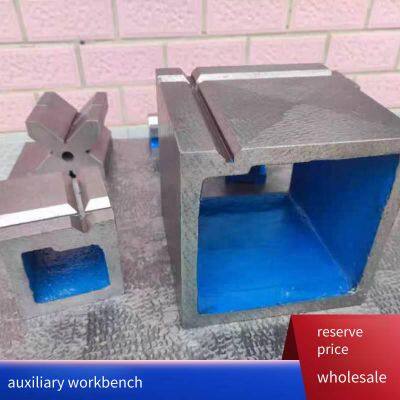 Customized Cast Iron Machine Tool Heightening Workbench, T-slot Equal-height Heightening Cushion Box, Auxiliary Workbench for Cnc Machine Tools