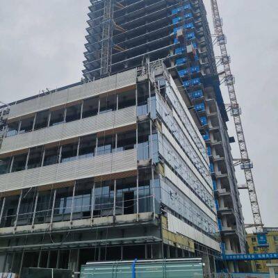 99 yuan glass curtain wall installation, single-panel curtain wall processing and installation, construction team for installation of steel structure framework for curtain wall exterior wall