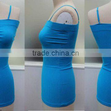 ladies knitted seamless spaghetti top