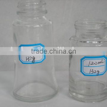 120ml 150ml sauce bottle, empty glass bottle for sale