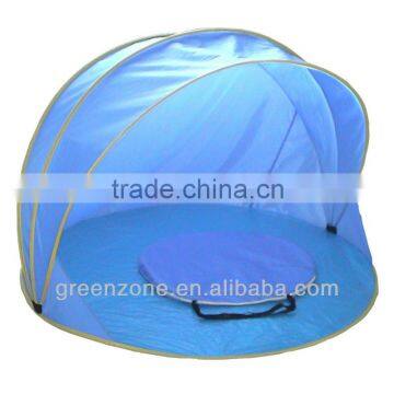 Pop up Beach Tent LYBT-018 blue beach tent fiberglass shades