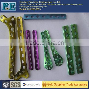 Custom hot sale high precision anodised aluminium parts