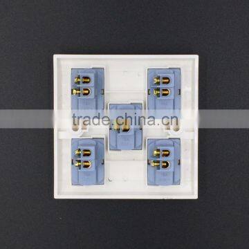 U Series Fluorescent Series Push Button Five Gang Wall Switch photo-2
