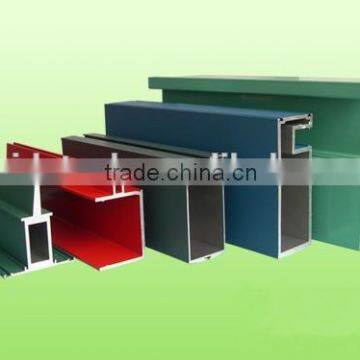 green paint coated aluminium extrusion for architectural application