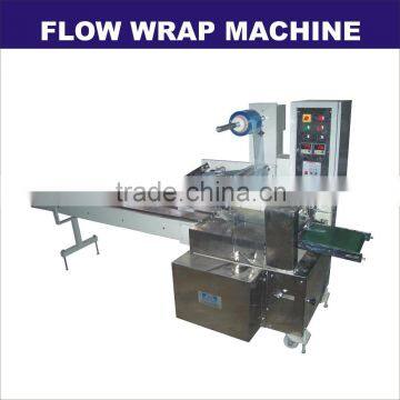 Flow wrap machine for stationery