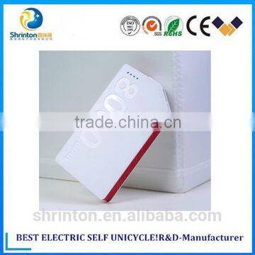 High Quality Quick Charging Leather Power Bank 8000MAH Portable Power Bank photo-6