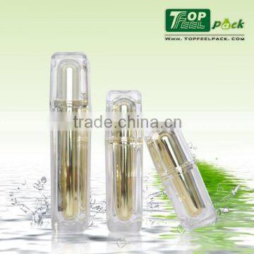 2015 Newest Lotion Products 100ml Acrylic Gold Cosmetics Lotion Bottle ,Luxury Bottle photo-2