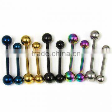 Anodized Tongue Rings Barbells Wholesale Body Jewelry Tounge