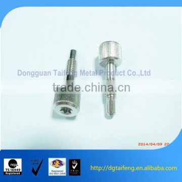 Nickle plated torx thumb screw computer hardware