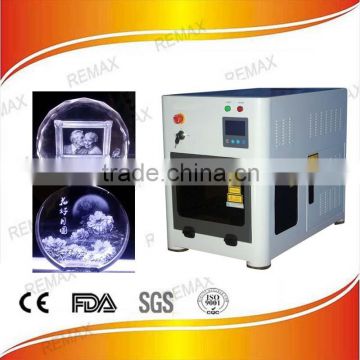 Remax-C1 Christmas crystal gifts 3d laser engraved crystal cube machine machine for christmas gifts