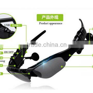 Wireless Flip-up Bluetooth Sunglasses Headset Stereo MP3 Music Glasses Earphone Headphone for Phone Hands-free / Tablet PC photo-2