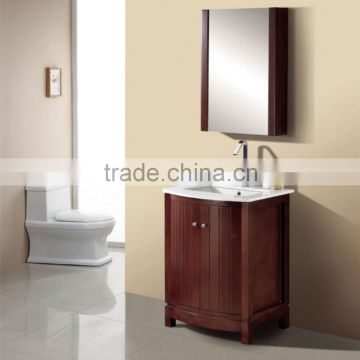 Solid Oak Bathroom Mirror Vanity AM026