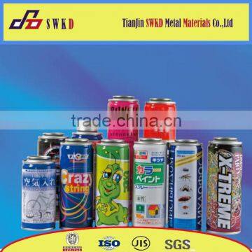 Tinplate sheet printing for aerosol can