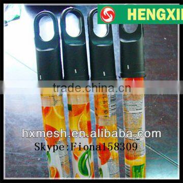 long black cap metal broom Handle /painting metal broom handle
