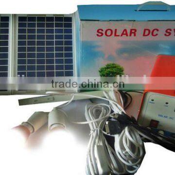 Solar Panel 12w , Battery 7ah Solar Charger Small Easy Take Solar Power System for houme use