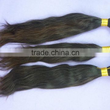 New fashion unprocessed natural color malaysian virgin hair bulk