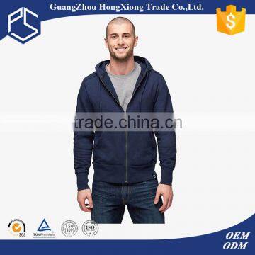 Guangzhou Factory OEM Service Zip up Cotton Women Men Plain Hoodies