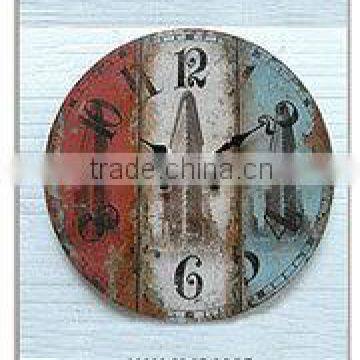 Vintage Antique Handmade Large Home Goods Hanging Metal Decorative Wall Clock Quality Choice photo-3