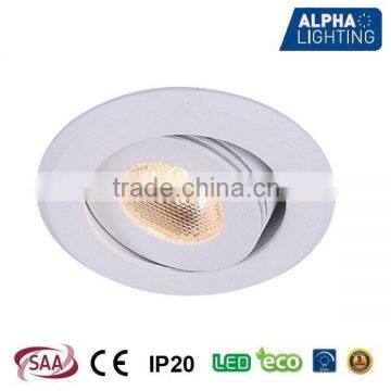 3W 2015 aluminum IP20 adjustable high CRI ceiling spot light