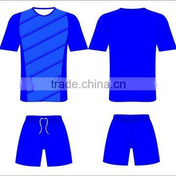 custom designed polyester quick-dry soccer jersey uniform in sublimation for wholesale