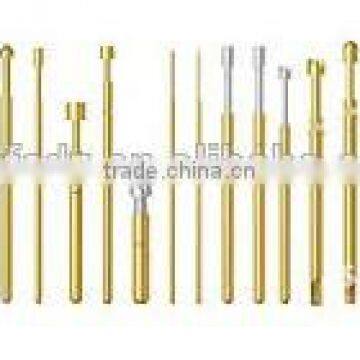 custom machining small copper parts with gold plating