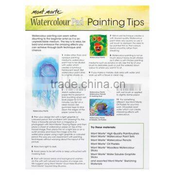 Mont Marte Watercolour Pad German Paper A4 300gsm 12 Sheet photo-2