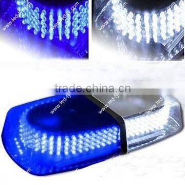 240 LED White Blue Enforcement Emergency Hazard Warning Mini Strobe Light Bar