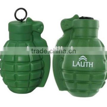 green PU foam kids grenade stess toy grenade