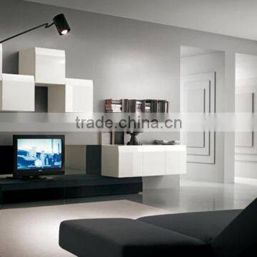 Wall Unit Modern Design White Wall Tv