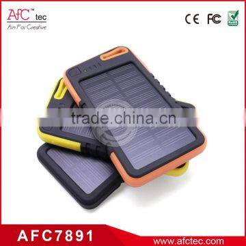2015 Hot Products Abs Outdoor 2 Years Warranty Fast Chargeing Universal Solar Waterproof Power Bank photo-2
