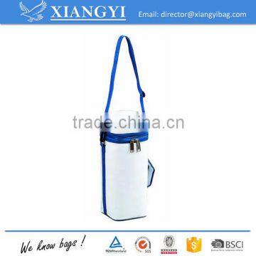 New prduct 2L capacity high quality PVC leather insuluted cooler water bottle bag