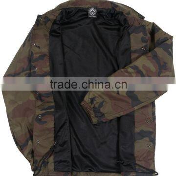 Camouflage Coaches Jacket, Custom Camouflage Coaches Jacket, Camouflage Cheap Coaches Jacket photo-3