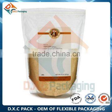 Transparent Plastic Stand Up Pouch With Zipper and Eurohole OnTop photo-3