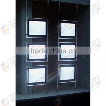 window hanging led light shadow box led backlit photo light box