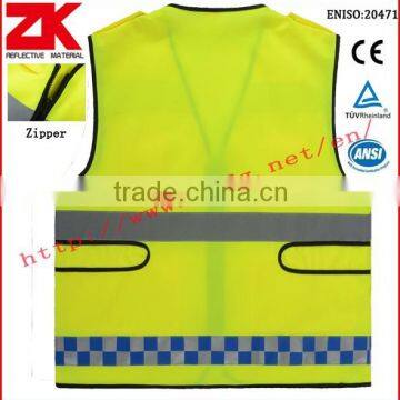 Manufacturer Yellow Safety Vest With Multi Pockets photo-4