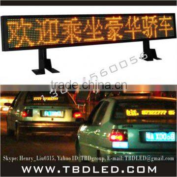 led taxi display car message sign bus display board