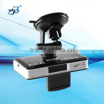 GPS Radar detector with car DVR 3in1 for car speeding alarm by built-in gps database