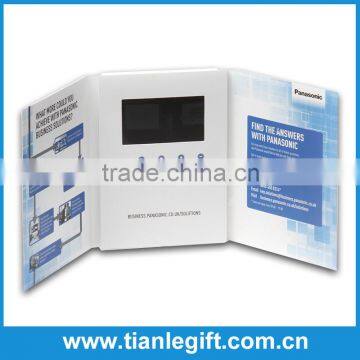 Gift VIP A5 Book Cover Digital LCD TFT Screen Video Greeting Card