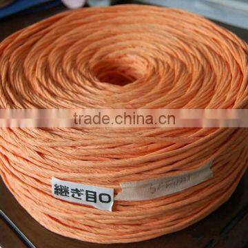 Orange paper twine