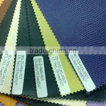 Semi pu material rexine car seat leather fabrics