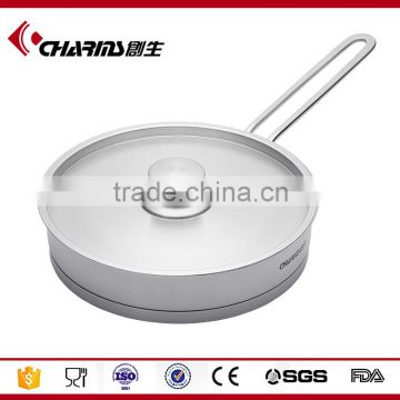 Market Popularity Kitchenware Stainless Steel Non-Stick Round Electric Frying Pan