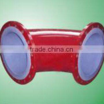 tetrafluorethylene-hexafluoropropylene copolymer FEP-lined elbow