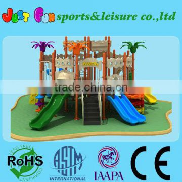 Outdoor Plastic Slide Playground