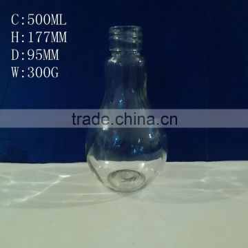 glass bulb bottles 500ml